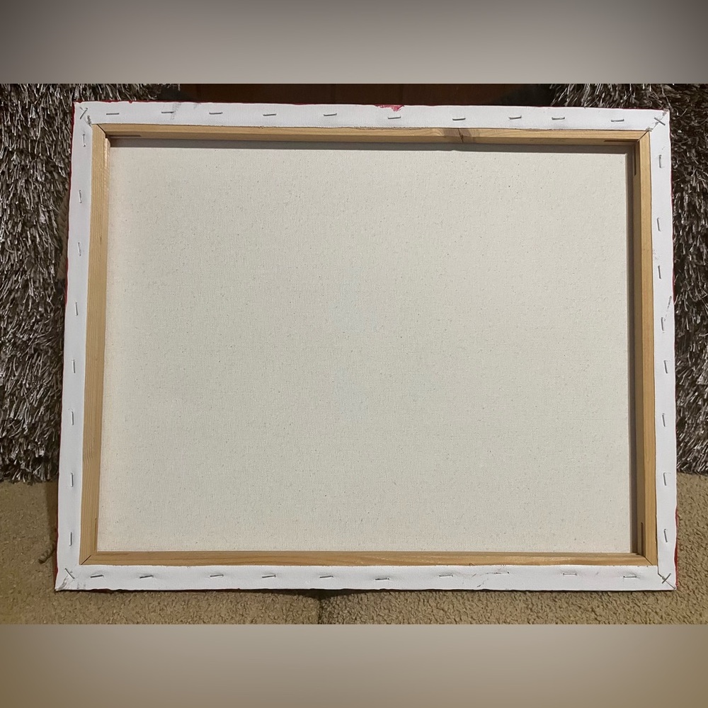 VINTAGE AFRICAN-AMERICAN ART - "AFRO CHICK" PAINTING (2006) (20x16) (ON FRAME) - Picture 6 of 9